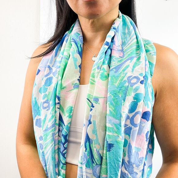 Lilly Pulitzer XXS/XS 100% Silk Wrap Draped Blouse Blue Sleeveless - Picture 9 of 11